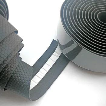 

Road Bike Bicycle PU Leather EVA Non-slip Sweat-absorbent Shock-absorbing Strap Handlebar Wrap Tape Hexagonal Basketball Texture