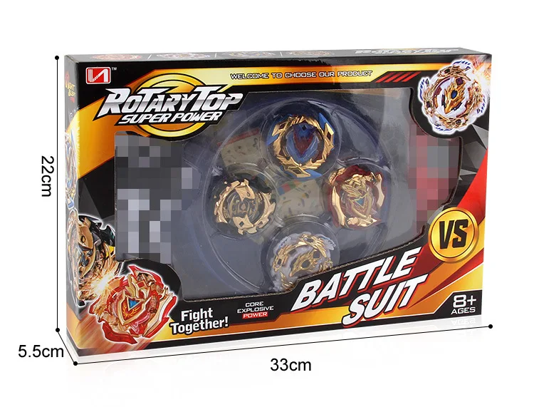 Beyblade Spinner on zhan dou pan Arena Spinner Набор Xd168-12 обновления Gold Edition Burst Gyro Toy