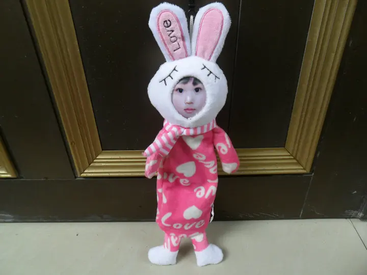 

Three-dimensional Human Face Doll Machine Pencil Case Wallet Purse Hanging Bag Doll Doll Cool Doll