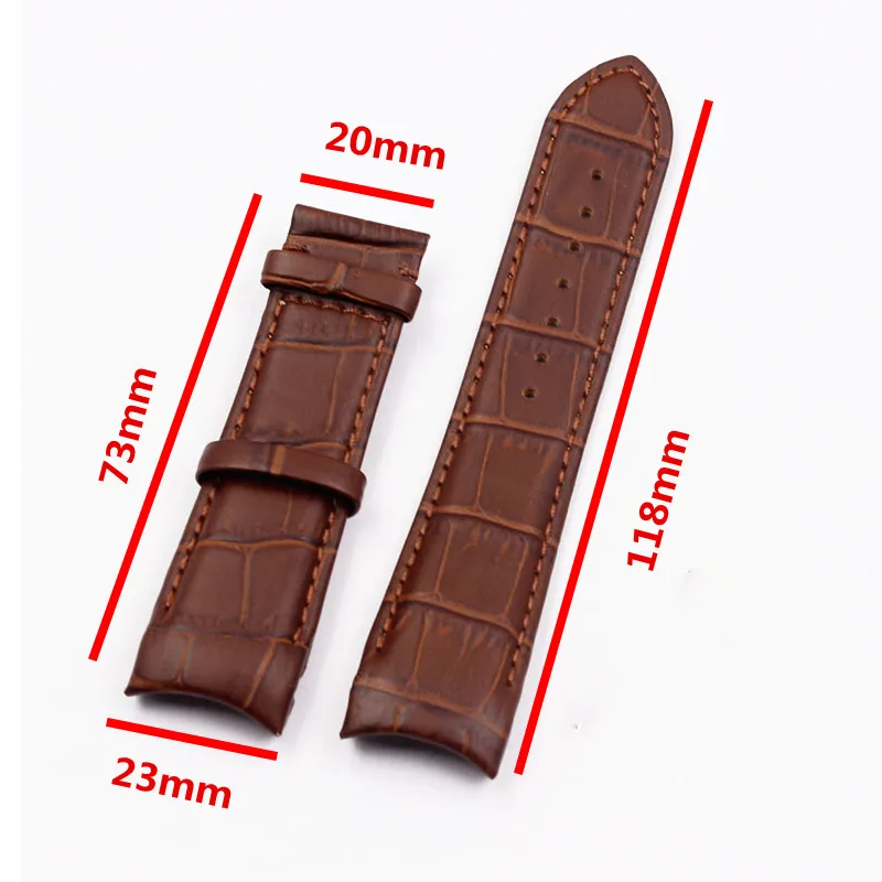 Watch Accessories For Tissot Kutu T035 Leather Strap T035627 T035617 T035407 T035410A Men's Watch Strap