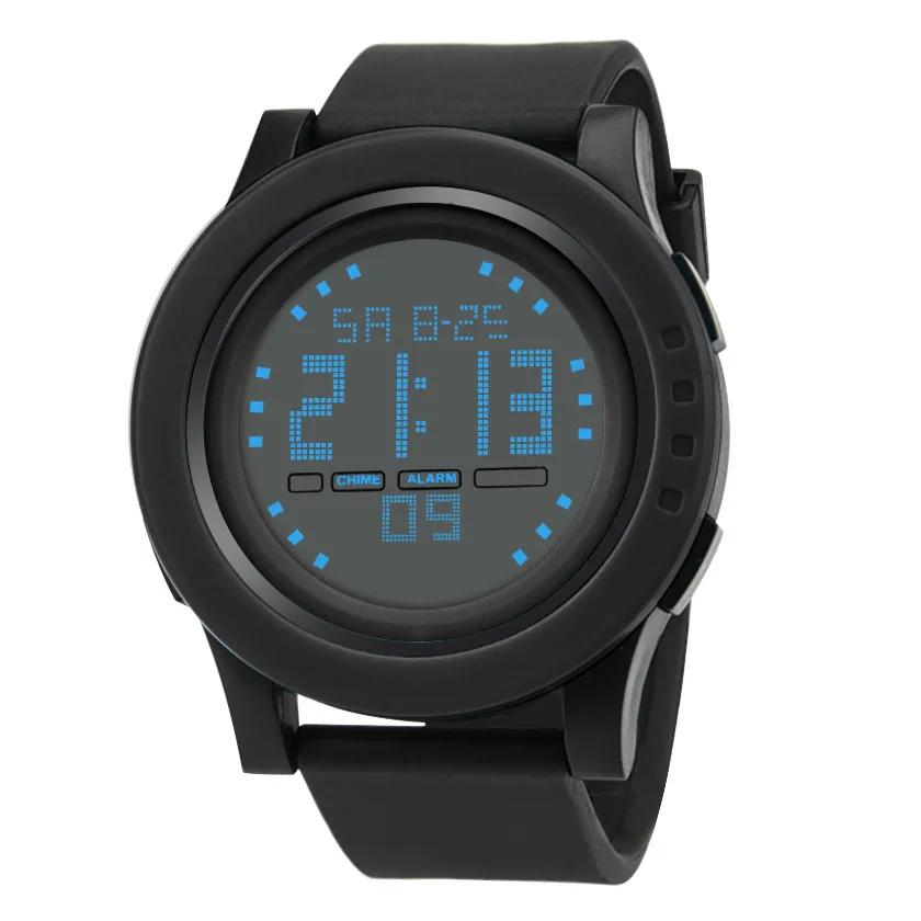 HONHX часы Relogio цифровые часы для мужчин простой спортивный Многофункциональный светодиодный водонепроницаемый Электронные наручные часы мужской подарок Reloj 40