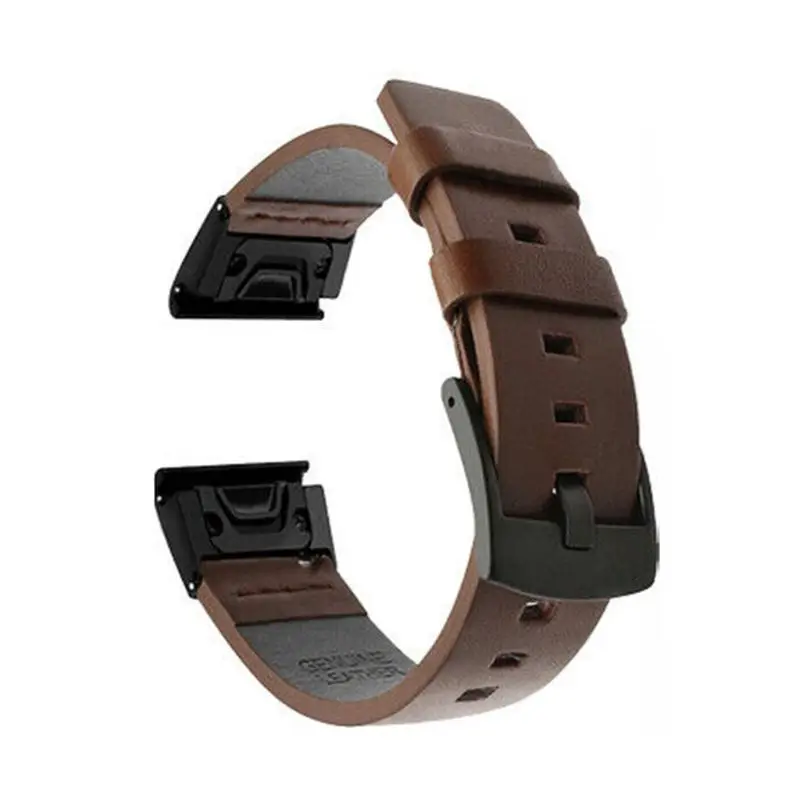 Ремешок для часов из натуральной кожи, быстросъемный браслет для Garmin Fenix 6/6X/6S Kit