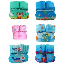 Baby Float Cartoon Arm Sleeve Life Jacket Swimsuit Foam Safety Swimming Training Floating Pool Float Swimming Ring puddle jumper
