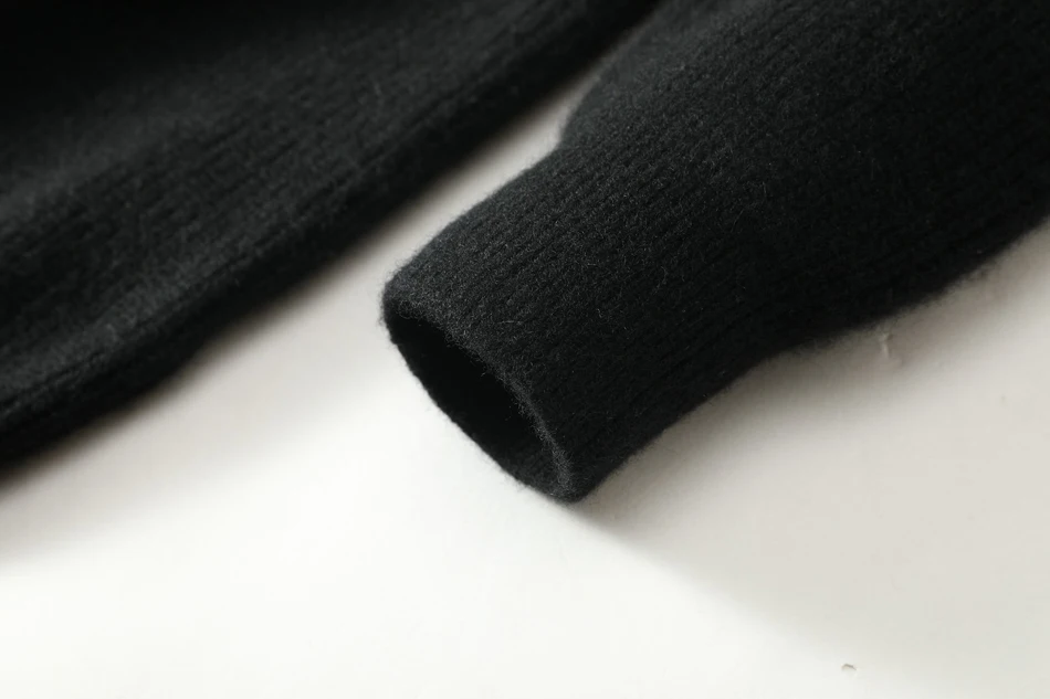 RMORE внутренний монгольский кашемировый свитер для мужчин Pollover Crewneck красивый узор спереди ребристый Зимний толстый 7 Калибр вязаный SlavaStore