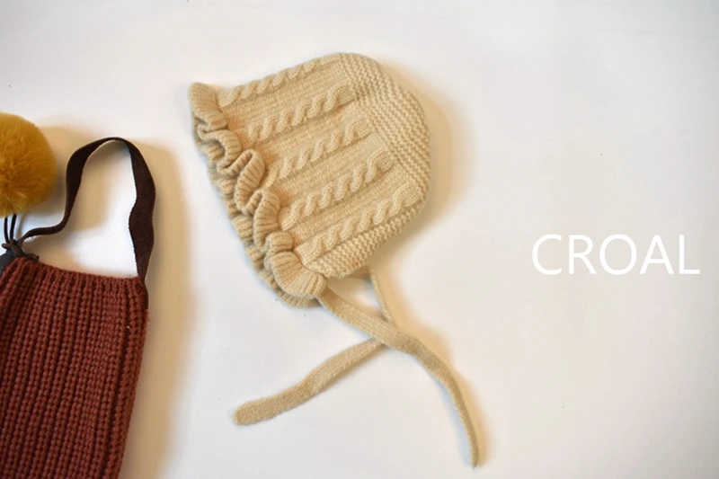 CROAL CHERIE Baby Hat Cotton Warm Newborn Accessories Baby Girl Princess Hat Autumn Winter Hat For Kids Infant Toddler Cap     (10)