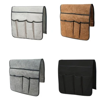 

Best Sofa Chair Arm Rest Storage Bag Couch Remote Control Phone Storage Box azine Sundries Organizer