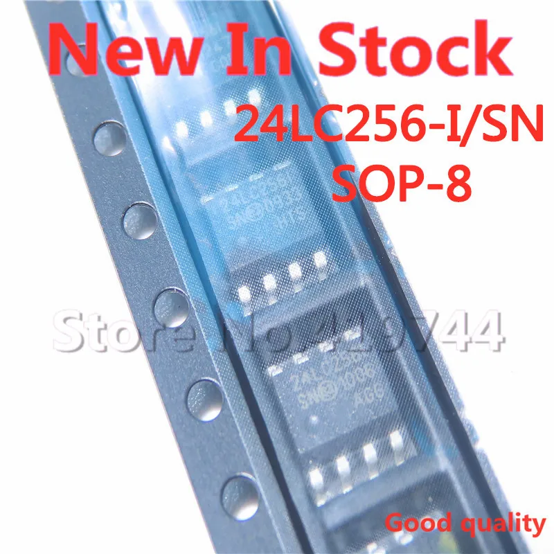 

5PCS/LOT 24LC256-I/SN 24LC256I 24LC256 SOP-8 SMD EEPROM memory New In Stock Original Quality 100%