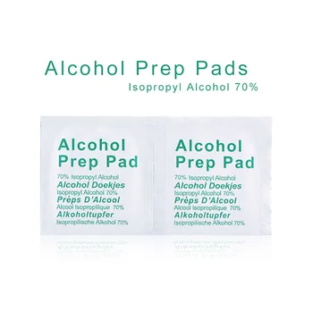 

50Pcs Portable Professional Alcohol Swabs Pads Wet Wipes 70% Isopropyl Home Skin Cleanser Sterilization Health Care