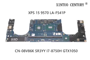 

CN-08V86K 08V86K 8V86K For Dell XPS 15 9570 Laptop motherboard DAM00 LA-F541P W/ SR3YY I7-8750H GTX1050TI 4GB 100%tested working