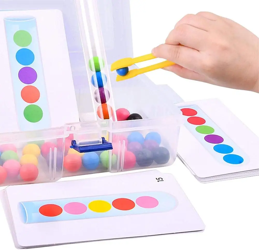 

Educational Fine Motor Skills Game Kid Ball Inference Logical Thinking Test Tube Game Baby Early Education