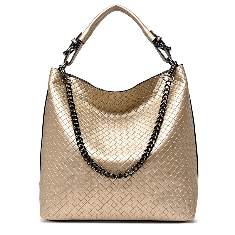 

2019 New Style Weave Chain Women's Shoulder Bag Europe And America Fashion Shoulder Portable Bucket Women's Bag