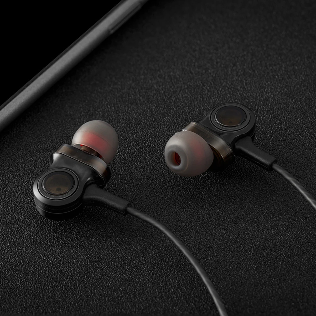 Динамические наушники 6 шт драйвер HIFI Бас Сабвуфер 3,5 мм в ухо провода наушники с шестью громкоговорителями - Цвет: With Microphone