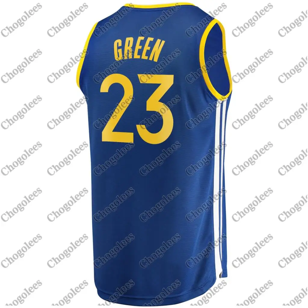 Мужская баскетбольная майка Draymond зеленая золотая фирменная командная игрока с