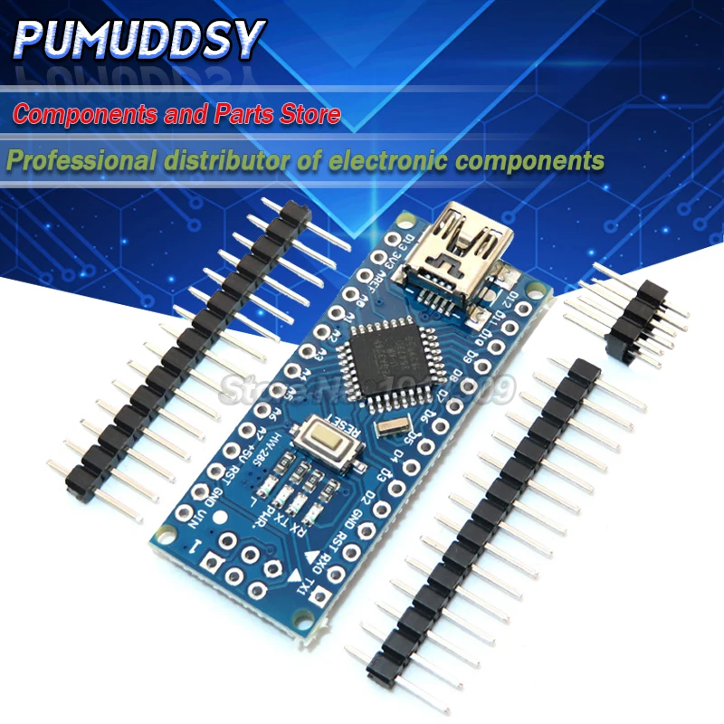 Контроллер Nano V3.0 ATMEGA328P ATMEGA328 CH340 + USB кабель 1 шт.|Интегральные схемы| |
