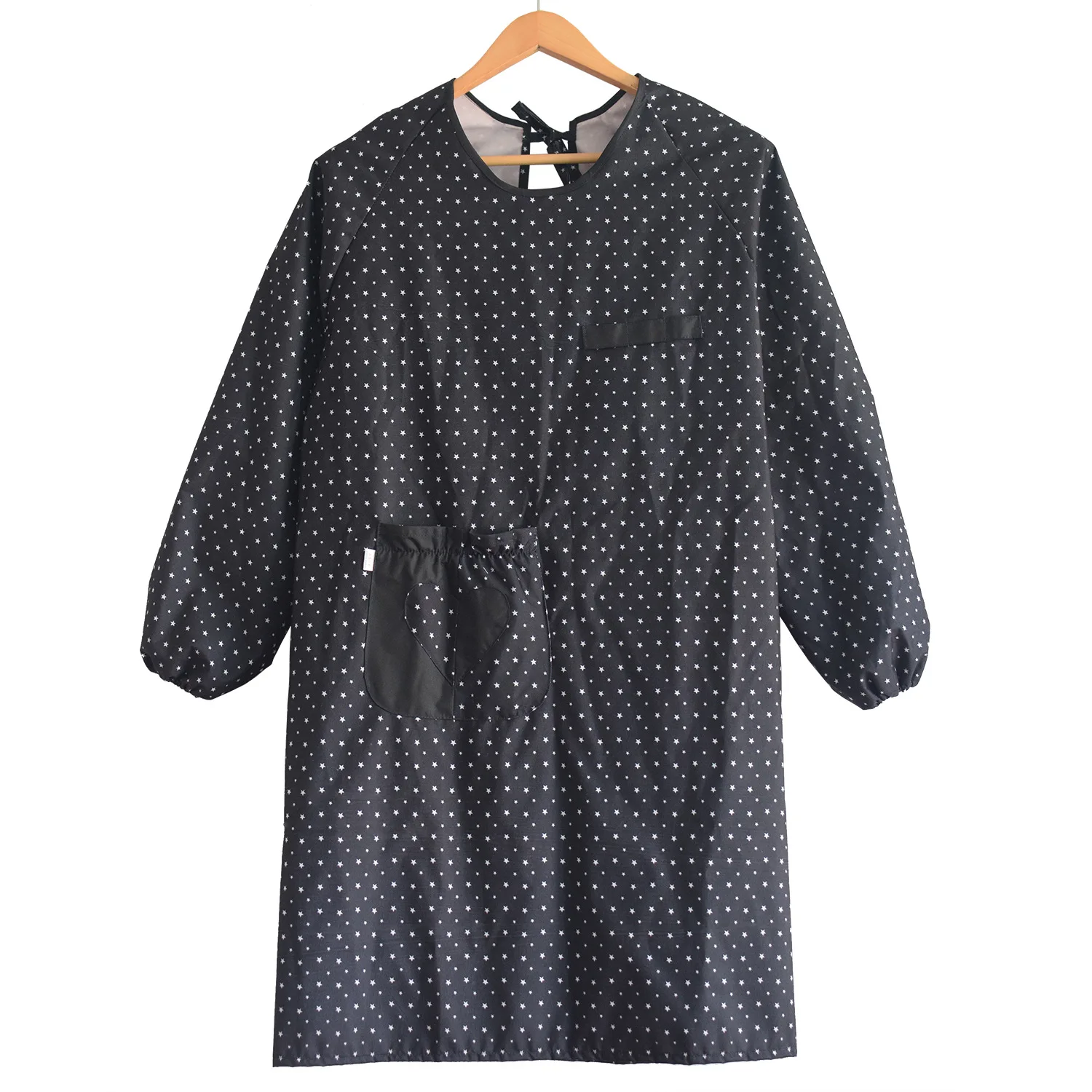 

Beauty Hair Stylist with Sleeves of Apron Adult Waterproof Non-stick Fortune Hairdressing Korean-style Work Clothes Fashion