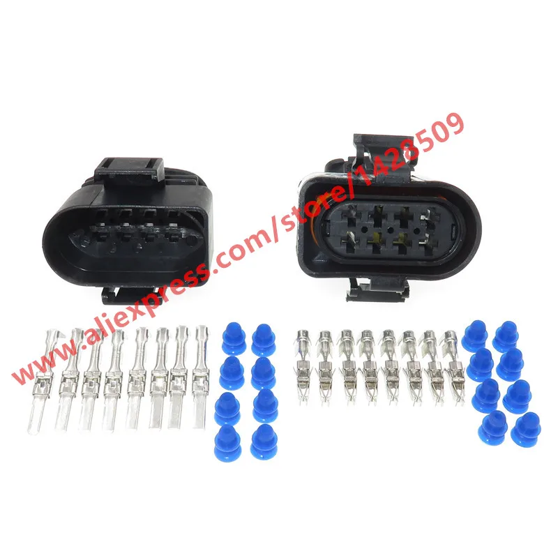 5 Sets 8 Pin 3.5mm Female Male Waterproof Automobile Electrical Connector For VW 3A0 973 834 3A0973834 734 3A0973734 | Обустройство