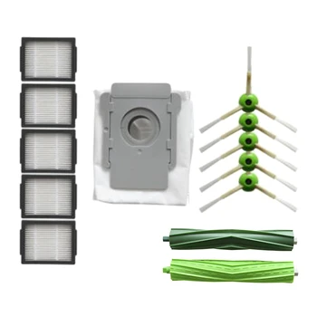 

Replacement Parts Brushes Filters Side Brushes Compatible for IRobot Roomba I7 + E5 E6 Robotic Vacuum Cleaner Accessory