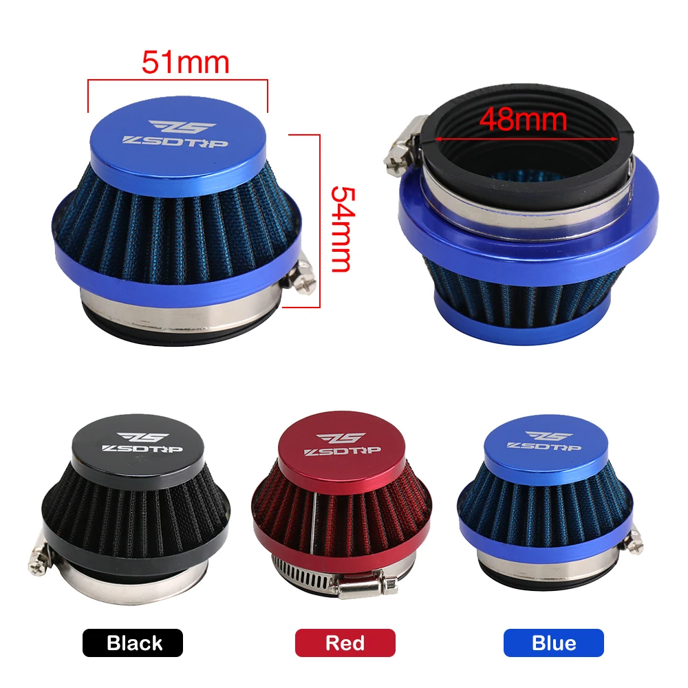 50mm 60mm Universal Motorcycle Air Filter Intake Mushroom Head Air Cleaner For Off-road ATV Quad Dirt Pit Bike Air Filter Motorcycle Air Filter