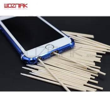 

Mobile Phone Repair Swab Headset Screw Bottom hole Cleaning dedusting Tail plug port Headphon hole Clean Fine cotton Swab Cotton