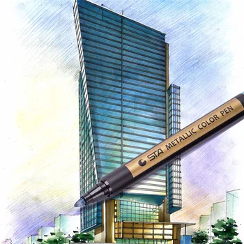 

10 Color matching Art Markers Brush Pen Sketch Alcohol Based Markers Dual Head Manga Drawing Pens Art Supplies