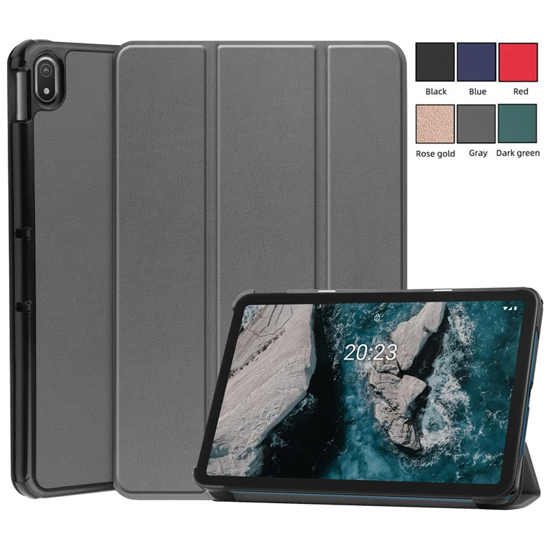 Case For Nokia T20 Tablet Slim Flip Stand Pu Leather Tablet