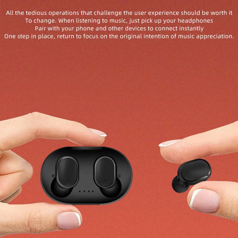 A6S A6X Bluetooth Earphone For Xiaomi Wireless Earbuds 5 0 PK S11 TWS Earphone Noise Cancelling Mic for Redmi iPhone Huawei
