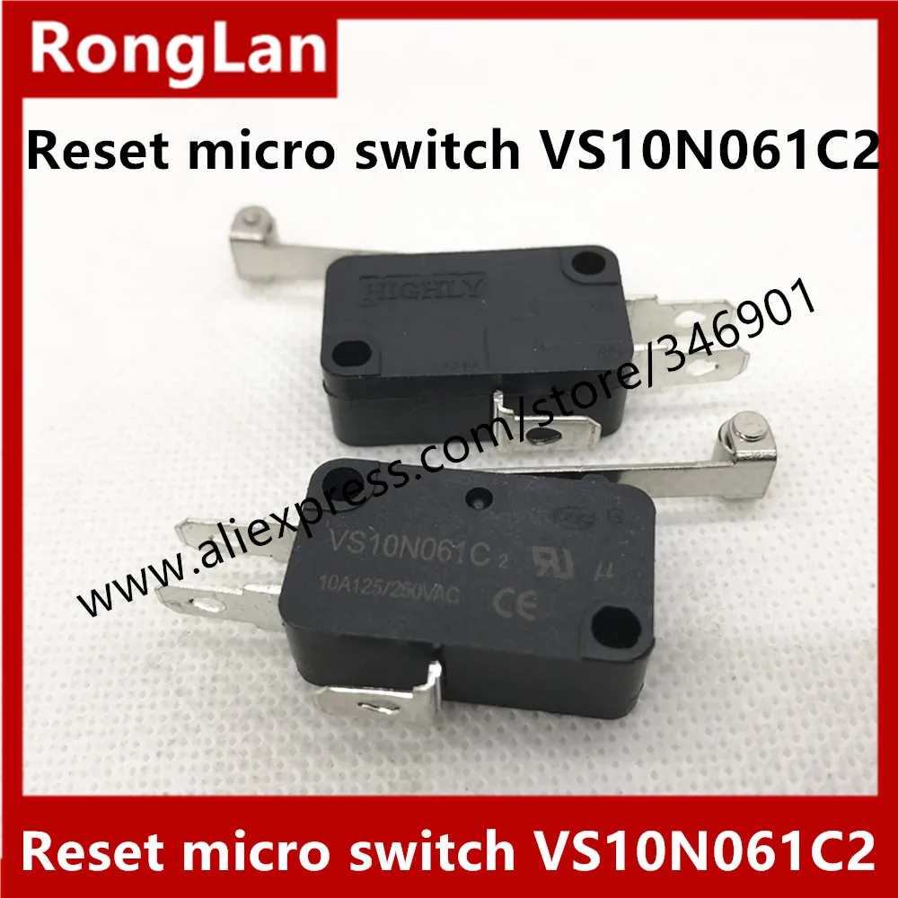 

[SA]Highly HIGHLY stroke electronic micro pulley reset switch VS10N061C2 VS10N061--100PCS/LOT