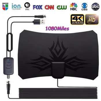 

NEW 4K 1080Mile Digital Antenna TV Indoor Amplifier Signal Booster Moisture/Lightning Proof HDTV Antenna isdb-tb Signal Receiver