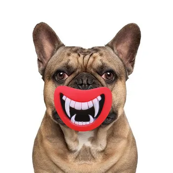 

2019 funny hyena toy devil's lips sound dog play / chew puppy bark toy pet supplies