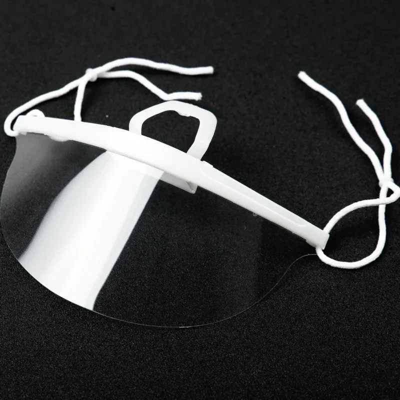 10-piece-in-a-transparent-mask-saliva-catering-special-plastic-anti-fog-ventilative-chef-masks-anti