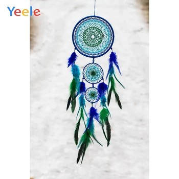 

Yeele Decor Photocall Hanging Ornament Feathers Ins Photography Backdrops Personalized Photographic Backgrounds For Photo Studio