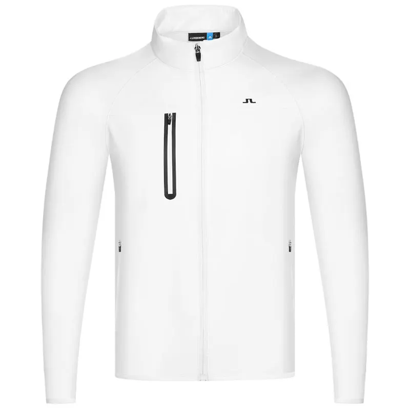 Новая одежда для гольфа Осень Зима с длинным рукавом JL Гольф лобовое стекло плюс бархат досуг Гольф Куртка Cooyute - Цвет: Белый