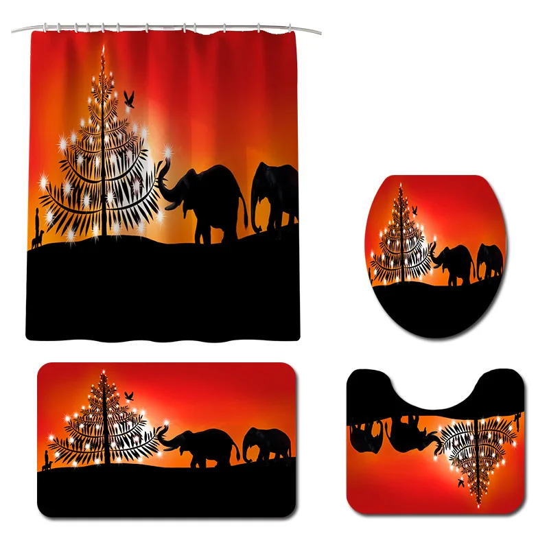 4 шт. антискользящие коврики для ванной комнаты|Коврики ванной| |