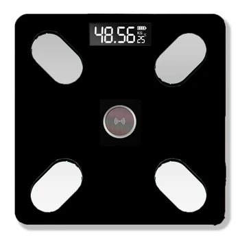 

Solar Body Electronic Scale USB Rechargeable BT Digital Measurement Weight Bluetooth Smart Voice Health Scale