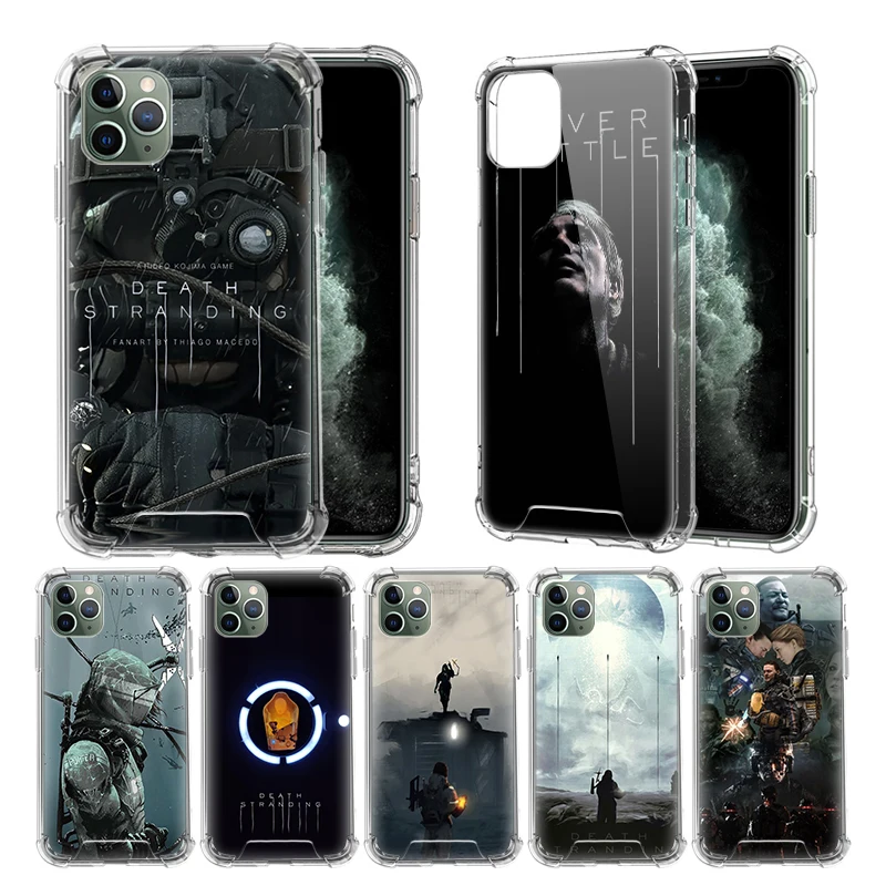 

Death Stranding Case For Apple iPhone 11 Pro XR X XS Max 8 7 6 6S Plus Airbag Anti-Fall Clear Soft Phone Coque Sac