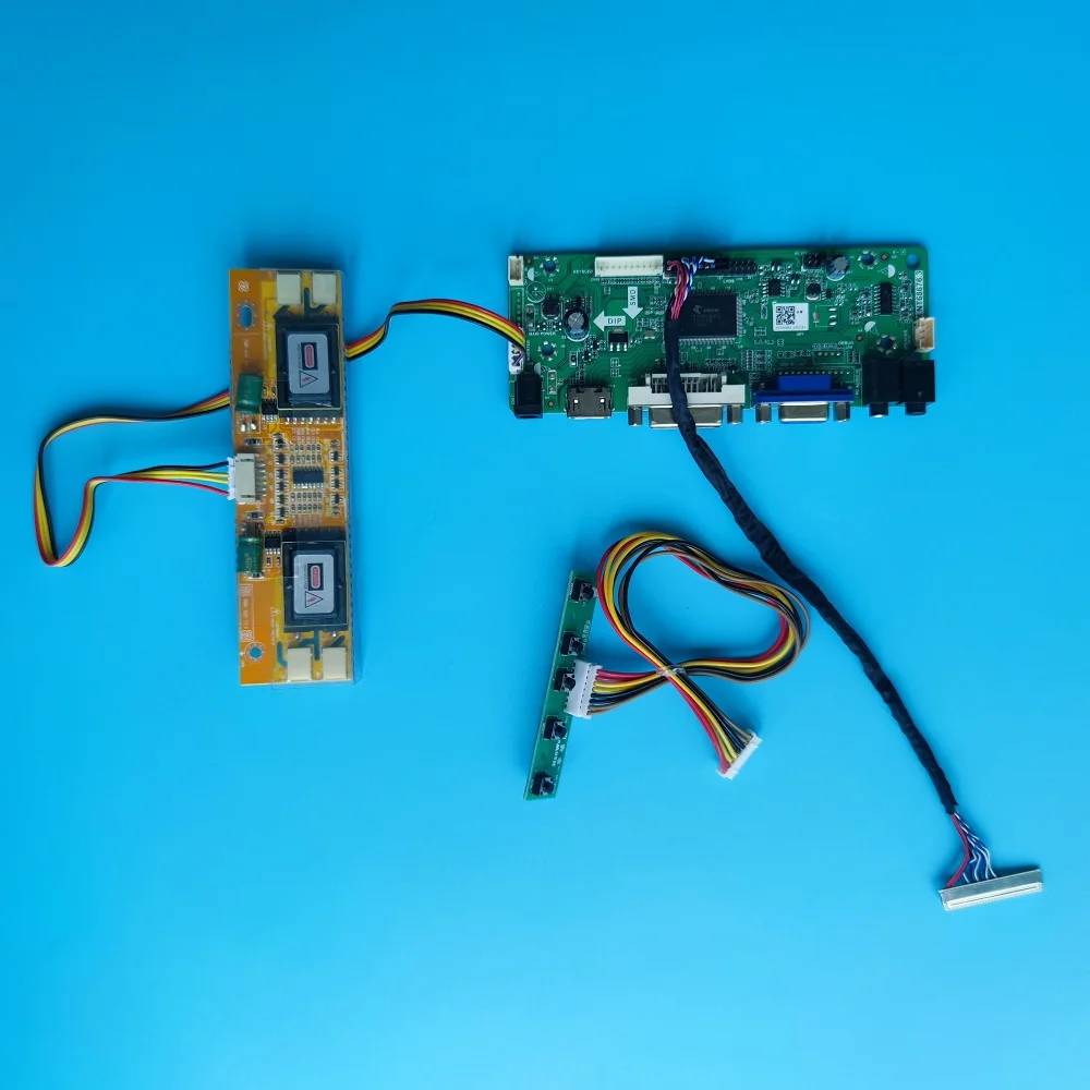 Комплект для освещения/L15/L07/L06 LVDS 4 лампы DVI VGA M.NT68676 драйвер 17 "панель контроллера