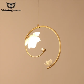 

Nordic Flower Pendent Lights Modern Light Pendant Kitchen Living Room Hanging Lamp Bar Cafe Pendent Lamp Rope Lights Luminaria