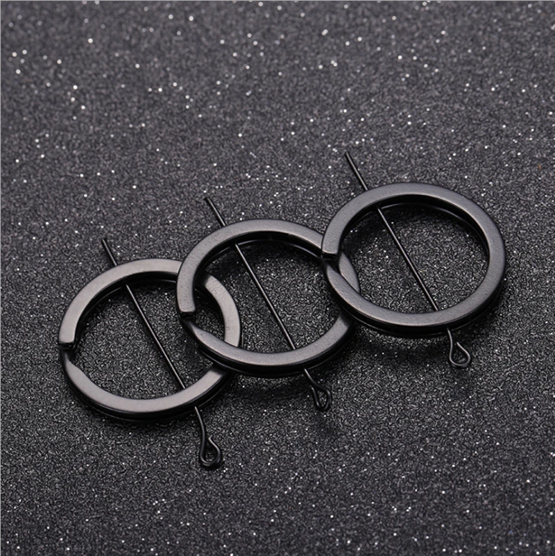 20pcs 25 28 30mm Electroplated Black Flat Key Rings Chain Metal Split Ring O Jump Connectors for Diy Jewelry Making Finding | Украшения и