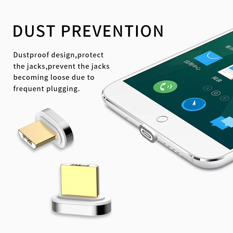 Magnetic cable adapter usb to micro usb adapter magnetic charging adapter USB Charger Android Micro USB Magnetic Adapter for Xiaomi Redmi Samsung Huawei LG HTC Oppo Magnet Adapter Connector