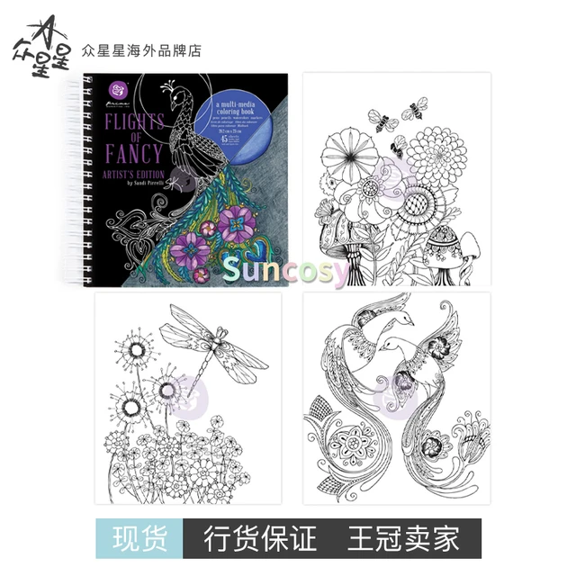 Livre de coloriage Mandala pour adulte, livre de coloriage Secret jardin  crayon de couleur, ensemble de dessin - AliExpress