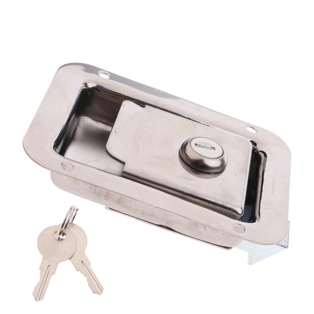 Easy Install Safety Car Stainless Steel Folding Toolbox Lock Truck