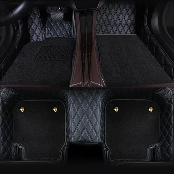 

Car floor mats for Toyota Yaris 5D special all weather heavy duty car-styling leather carpet floor liners(2005-now)