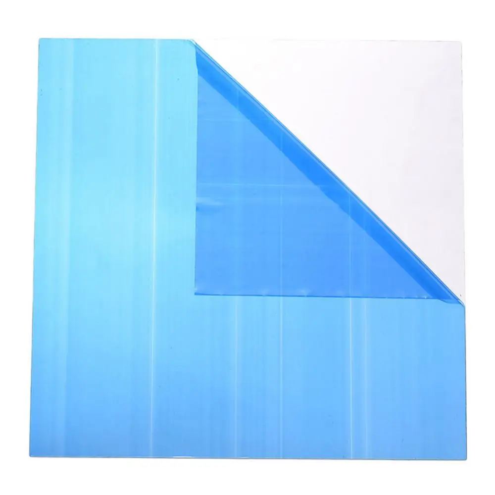 Indexp Modern Art Basin Home Decor Square PVC Vinyl Decal Adhesive Mirror Tile Sticker Blue, 9Pcs/15x15x0.2cm 
