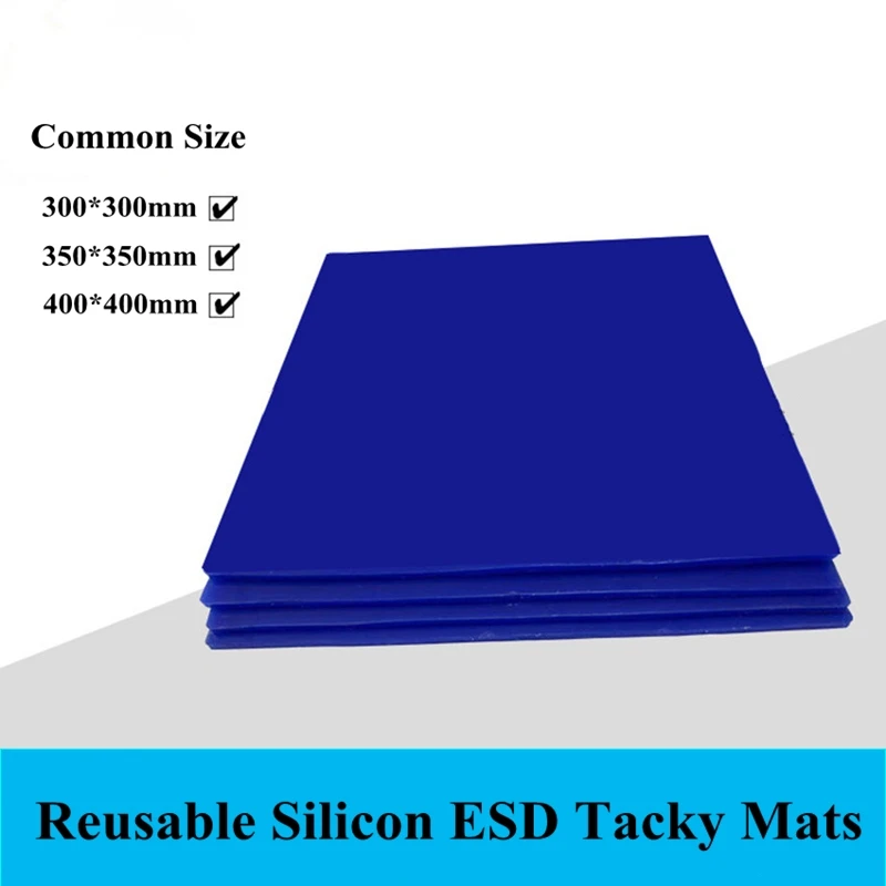 Tapete Adesivo de Silicone Lavável Fácil de Limpar para Sala de Limpeza Silicone Reutilizável Anti-estático para Trabalho de Limpeza - Imagem 5