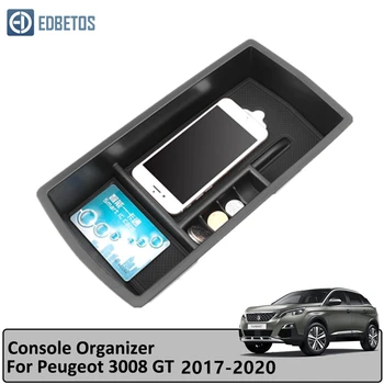 

Car Armrest Box Center Console Storage Glove Box Organizer Insert Tray For Citroen C5 Aircross 2017 2018 2019 2020 Peugeot 3008