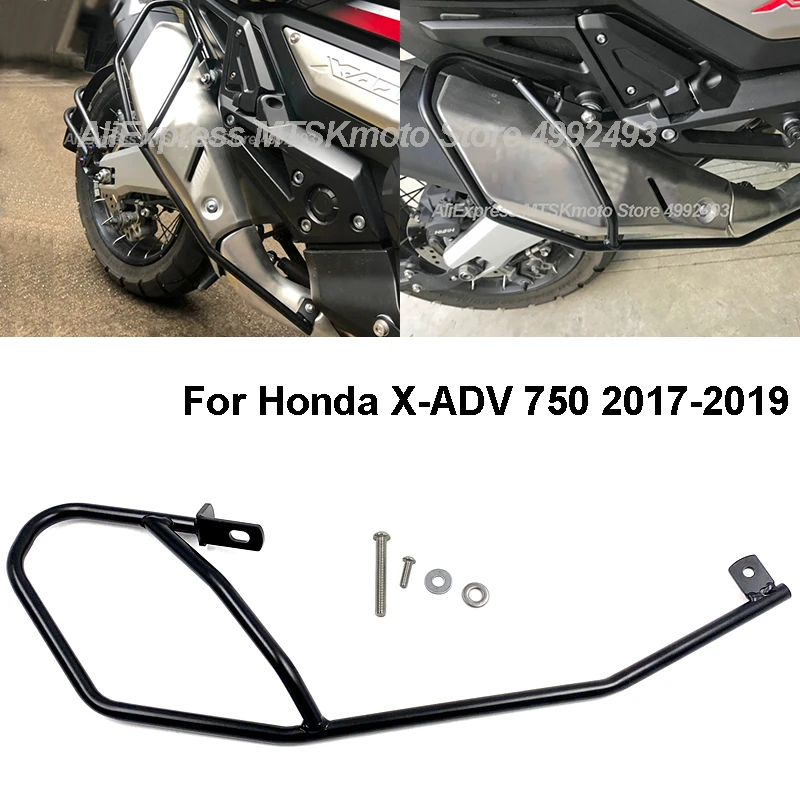 2019 X ADV 750 Steel Collision Rod Exhaust Pipe Protection Bumper Frame  Protector for Honda X ADV 300 750 1000 X ADV XADV 17 19|Covers \u0026 Ornamental  Mouldings| - AliExpress