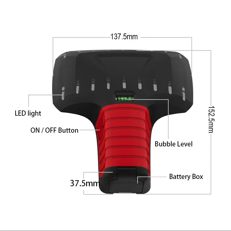 TYRRY Portable Wall Detector Magnetic Metal Copper Wood AC Charged Cable Wall Scanner Wall Diagnostic Tools Metal Detector