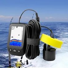 Портативный Улучшенный эхолот для рыбы глубина 06 100 м сигнал
