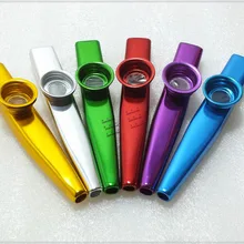 Металлический казу легкий портативный для начинающих флейта инструмент любителей музыки деревянный духовой инструмент простой дизайн