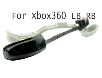

10PCS/LOT high quality LB RB Button for Microsoft XBox 360 LB RB bumper LB RB caps for xbox360 Wired and Wireless Controller
